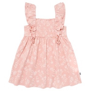 Modern Moments™ by Gerber Toddler Girls' Smocked Ruffle Dress - 1 of 4