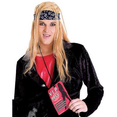 Paper Magic Rock Lover Adult Costume Wig