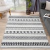 Washable Indoor Farmhouse Large Area Rug for Living Room Bedroom, Non Slip Geometric Print Carpet for Home Office - 2 of 4