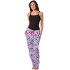 Kuromi Women's Punk Rabbit Allover Print Design Adult Lounge Pajama Pants - 2 of 4