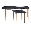 Zuo Norden Coffee Table Set (2-Piece) Black & Bronze - 3 of 4