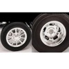 "Drag" Wheel and Tire Set of 4 pieces from 1961 Chevrolet Corvette Gasser for 1/18 Scale Models by ACME - 4 of 4