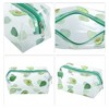 Unique Bargains Portable PVC Clear Makeup Bag Avocado Green 1 Pc - image 3 of 4