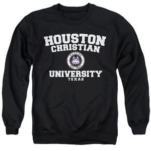 Houston Christian University Official Circle Logo Adult Crewneck Sweatshirt - 1 of 4