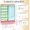 Hanging Jewelry Organizer, 5-Tier Wall Earring Holder with Wooden Ring Groove, Jewelry Rack Wall Mounted - 4 of 4