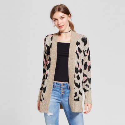 target leopard print cardigan