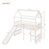 NicBex Twin Size Loft Bed with Slide,Space-Saving Loft Bed with Fun Slide & Sturdy Wood Construction,Playful Twin Loft Bed for Kids - 3 of 4