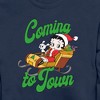 Men's Betty Boop Christmas Coming to Town Pudgy Sweatshirt - 2 of 4