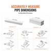 VEVOR Mini Split Line Set Cover 3-inch W 17.6Ft L, PVC Decorative Pipe Line Cover For Air Conditioner with 4 Straight Ducts, White - 3 of 4