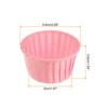 Unique Bargains Paper Grease Resistant Heat Resistant Non Stick Baking Cups Standard Size 3.5oz - 2 of 4