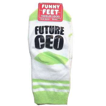 Gamago Funny Feet Toddler Socks: Future CEO