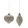 Melrose Beaded Glass Ornament (Set of 12) - 2 of 4