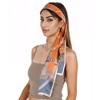 Anna-Kaci 100% Silk Scarf Long Headscarf Neck Shawls Hair Wraps for Women 6.3 X 57 inches - 4 of 4