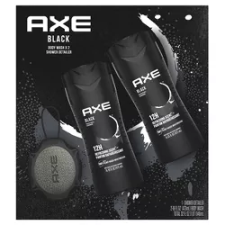 Axe Black Body Wash + Shower Detailer Gift Pack - 32 fl oz/2pk