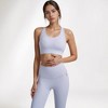 Anna-Kaci Active Women's Scoop Neck Sports Bra with Wide Shoulder Straps and Elastic Band for Low to Medium Support - 4 of 4