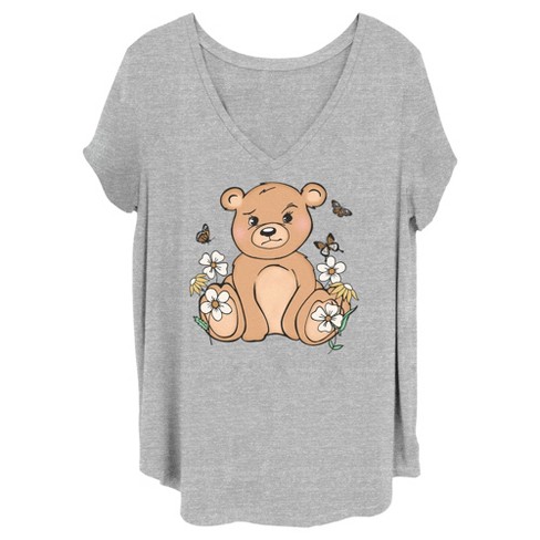 Juniors Womens Lost Gods Adorable Teddy T-shirt : Target