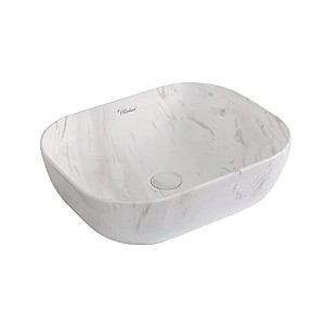 ALFI  Isabella Plus Collection Rectangular Above Mount Basin with Center Drain - 1 of 4