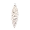 Melrose Frosted Pinecone Drop Ornament (Set of 12) - 3 of 4