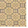 Linon 5'x7' GEO Luxuriously Soft Mosaic Area Rug Gray/Butter: Mid-Century Modern, Geometric, Indoor, Low Pile - 2 of 4