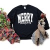 Simply Sage Market Women's Graphic Sweatshirt Merry Christmas Cursive Bold - 2 of 2