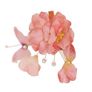 Unique Bargains Flowers Pattern Hair Clip 3.54"x2.36" 1 Pc - 1 of 4