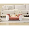 Gulches White Pink Pet Bed - Scandinavian Style Elevated Cat Sofa - 4 of 4
