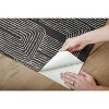 Nikki Chu Zulu Signature Peel and Stick Wallpaper Black/White: Self-Adhesive Vinyl, Abstract Pattern, 30.8 Sq Ft Coverage - 4 of 4