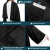 PAVILIA Wearable Blanket with Sleeves for Women Men Adults, Warm Soft Plush Snuggle Pocket Sleeved TV Throw - 3 of 4