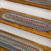 Colonial Mills New England Braid Stair Treads - Dusk Blue 8"x28", 7 Pcs - 2 of 3