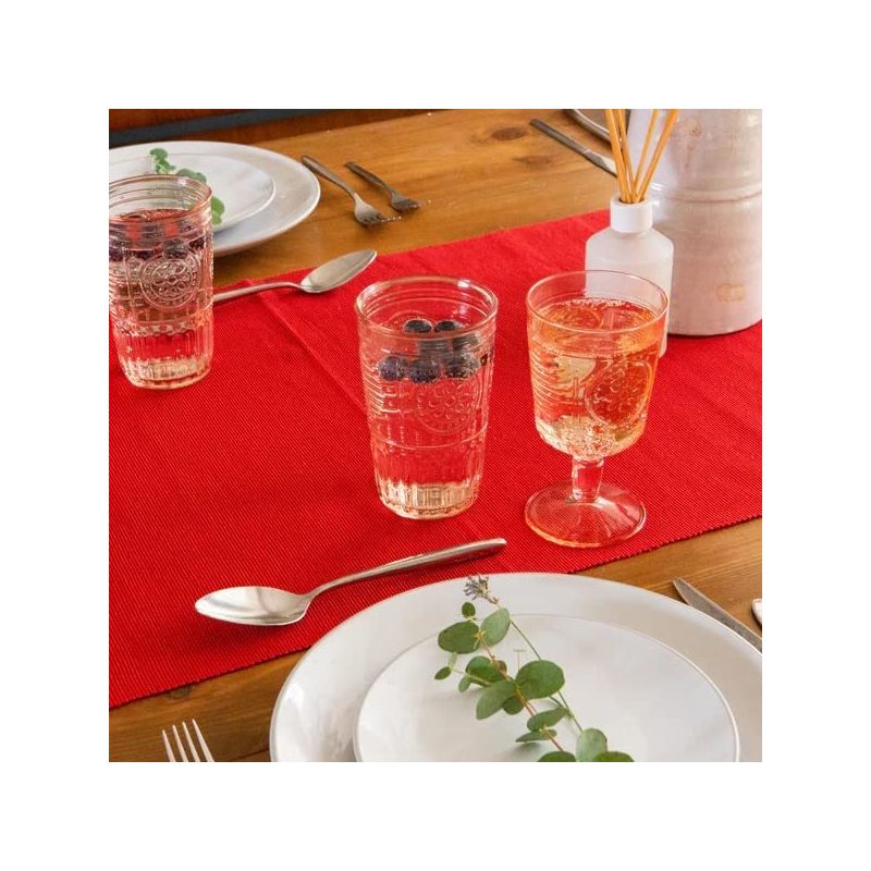 Bormioli Rocco Romantic Cooler 16 Ounce Stackable Drinking Glass, 6-Piece, 4 of 6