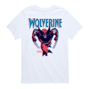 Boys' - Marvel - Wolverine 3D Comic Style Short Sleeve Graphic T-Shirt - 1 of 4