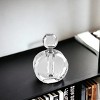 HomeRoots 5" Clear Crystal Decorative Bottle Tabletop Sculpture - 2 of 4