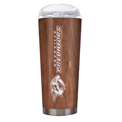 NHL Nashville Predators 18oz Woodgrain Roadie Tumbler