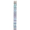 Musgrave Pencil Company Snowflake Glitters Motivational Pencils, 12 Per Pack, 12 Packs - 3 of 3