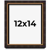 PosterPalooza | Modern Shadow Box 1" Depth Brown Picture Frame - UV Acrylic, Backing, Hanging Hardware - 2 of 4