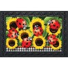 Briarwood Lane Summer Doormat 30x18 Indoor Outdoor Ladybugs and Sunflowers For Summer Doormat - 2 of 4