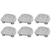 Bestway SaluSpa St Moritz AirJet Hot Tub with Set of 6 Non Slip Pool and Spa Seats and Set of 6 Padded Headrest Pillows with Adjustable Strap, Brown - 3 of 4