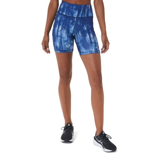 ASICS Women's PR LYTE 5IN RUN SHORT Running Apparel, 2XL, Grand Shark Tie  Dye