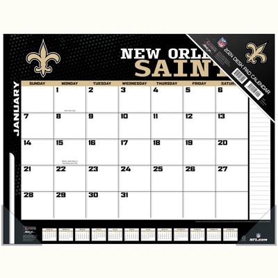 NFL New Orleans Saints 2024 Wall Calendar 