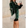 Women's Juliana Velvet Blazer - Her Entire Name Says Grace - 4 of 4