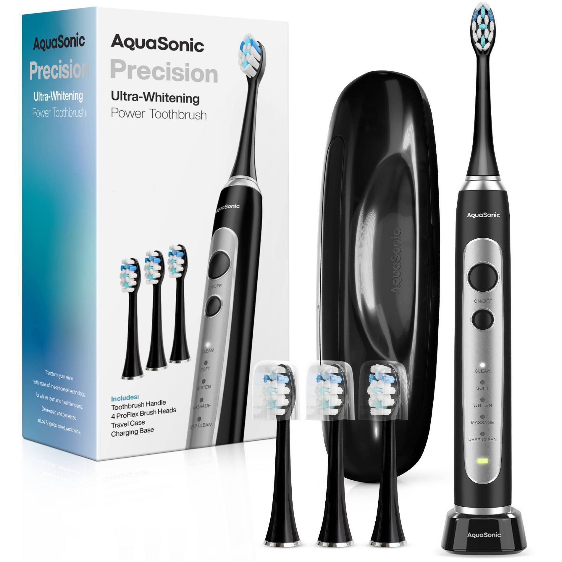 Aquasonic Precision Series Rechargeable Electric Toothbrush