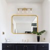 BAOURE Modern Vanity Light, Bathroom Light Fixtures for Expansive Bathrooms, Wall Lamp with Clear Glass for Mirror, Living Room - 2 of 4