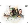 Trends International Star Wars: The Book of Boba Fett - Boba and Fennec Shand Illustrated Unframed Wall Poster Prints - 4 of 4
