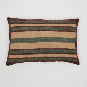 BDELITE DuoWeft Stripe Pillow for Home Décor  for Living Room, Bedroom, and Office, 24*16 Inch - 1 of 4