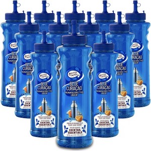Master of Mixes Cocktail Essentials Blue Curacao Syrup - 375ml Bottle (12.7 Fl Oz) - Mixer Perfect for Bartenders and Mixologists - 1 of 3