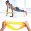 Link Active Resistance Exercise Bands for Home Fitness Stretching, Strength Training, Pilates Flex Bands and Home Workouts  Set of 5 - 4 of 4