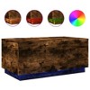 vidaXL Coffee Table Smoked Oak Engineered wood 35.4x19.7x15.7 in - 2 of 2