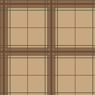 block plaid - taupe/green/red
