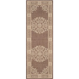 Courtyard CY2914 UV & Stain Resistant Non-Shedding Power Loomed Indoor/Outdoor Rugs - Safavieh - 1 of 4