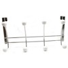 Evideco French Home Goods Versatile Over-the-Door Metal Rack with Ceramic Hooks - 4 of 4
